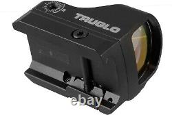 TRUGLO TRU-TEC 3-MOA Micro Red Dot Sight Open Reflex Optic, RMR & Picatinny