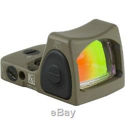 Trijicon Type 2 RMR 1.0 MOA Adjustable LED Red Dot Sight, FDE RM09-C-700745