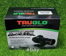 TruGlo Ignite 2 MOA 30mm Tactical Red Dot Sight with Cantilever Mount TG8335BN