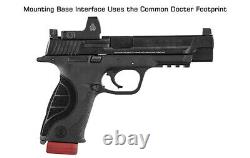 UTG OP3 Micro, Pistol Red 4 MOA Single Dot, Adaptive Base, Lifetime Warranty
