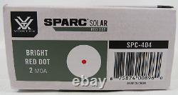 VORTEX Sparc Solar Powered Red Dot 2 MOA Red Dot Shake Awake NV Capable