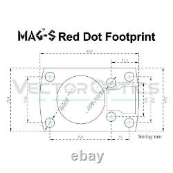 Vector Optics Frenzy Polymer Red Dot Pistol Sight 1X16X22 SCRD-56 AUT FDE