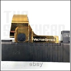 Vector Optics Frenzy Red Dot Gold Pistol Sight Waterproof 1x22x26 Scrd-57