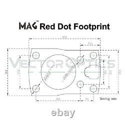 Vector Optics Frenzy Red Dot Pistol Sight FDE Waterproof 1X17X24 SCRD-F43 MIC