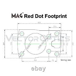 Vector Optics Frenzy Red Dot Pistol Sight Waterproof 1X17X24 SCRD-62 Side Load