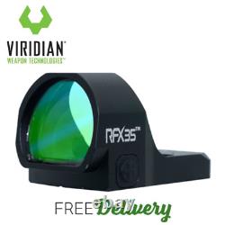 Viridian RFX 3 MOA Green Dot Sight 22x26mm Objective, Black RMR Mounting Pattern