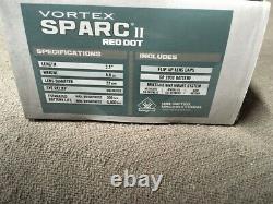 Vortex SPARC II Dot Sight SPC-402 Red Dot 2 MOA 1X Scope Black
