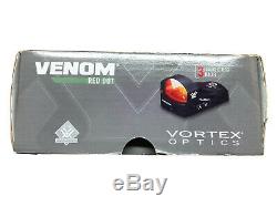 Vortex Venom 3 MOA VMD-3103 Red Dot Sight Pic Mount FREE SHIPPING! NO RESERVE
