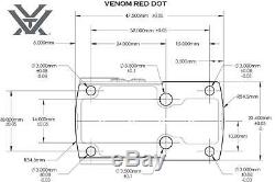 Vortex Venom Red Dot 3 MOA Sight for Rifle, AR, Pistol, Shotgun VMD-3103