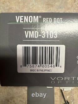 Vortex Venom Red Dot Sight 3 MOA Dot